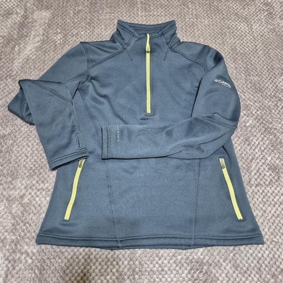 Columbia Titanium Omni-Shield Women's XL Half-Zip Sportswear Pullover Blue - Picture 1 of 7